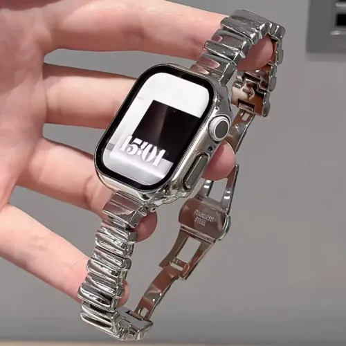 Pulseira prata Apple Watch 42mm
