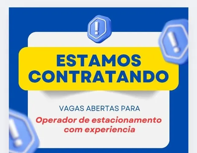 OPERADOR DE ESTACIONAMENTO