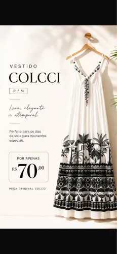 Vestido longo Colcci