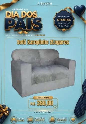 Sofá 2 lugares