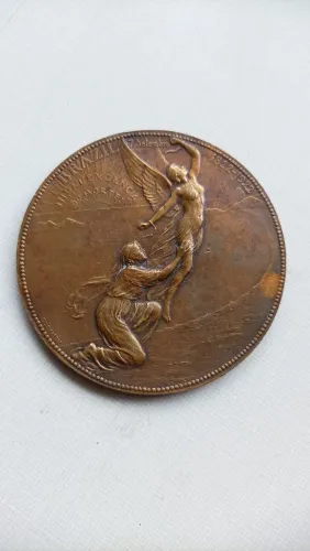 Medalha Centenária Exposição Internacional Rio de Janeiro 1922
