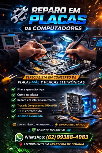 reparo em placas de computadores