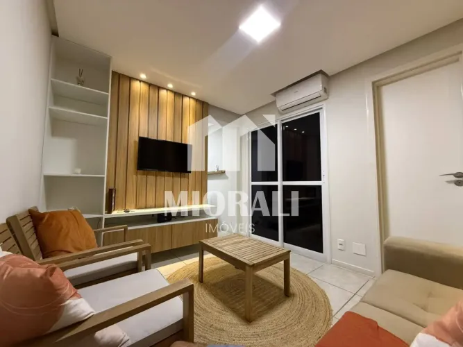 BD - Aluguel Apartamento mobiliado 2 quartos com suíte no JTR Jatiúca, lazer completo
