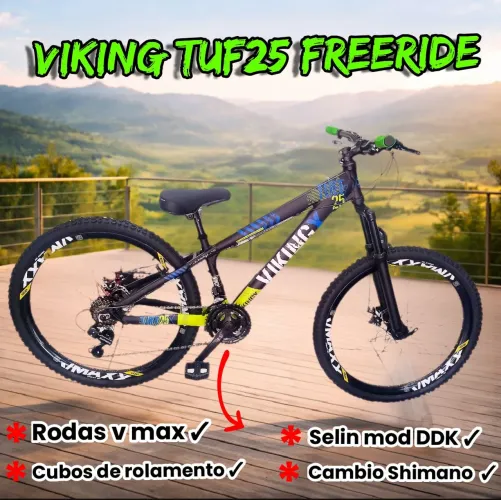Bicicleta aro 26 viking Tuf25 freeride 