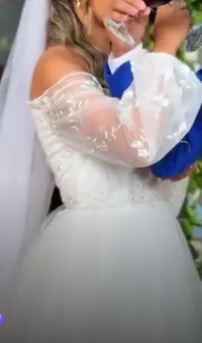 Vestido de noiva completo