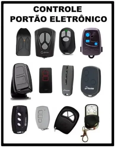 Controle para portão automático elétrico