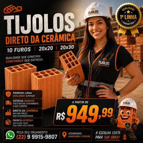 TIJOLOS DE FABRICA