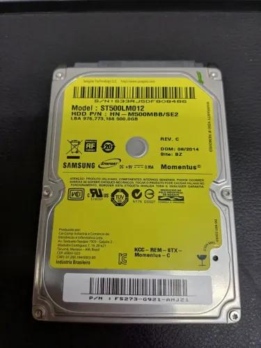 Hd Samsung 500gb 2.5