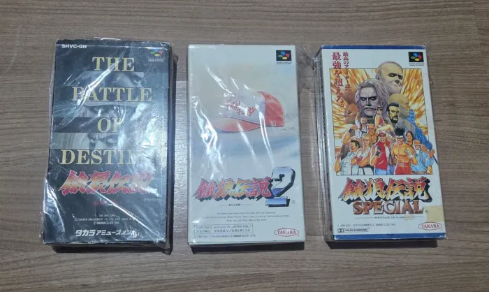Lote cib super Nintendo sfc snes fatal fury