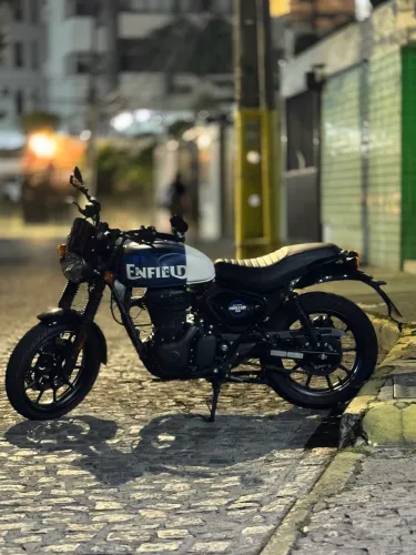 Royal Enfield Hunter 350 Rebel Blue | Cor rara/descontinuada | Revisões na concessionária
