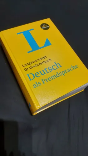 Dicionário alemão Langenscheidt Großwörterbuch Deutsch als Fremdsprache Monolingual