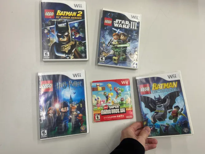 Jogos Originais Nintendo Wii - Preço na Descrição