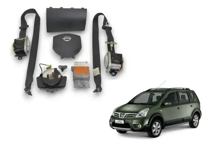 Kit Airbag Nissan Livina 2010 2011 2012 2013 2014 Original Preta