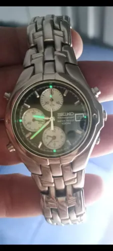 Seiko cronógrafo com alarme