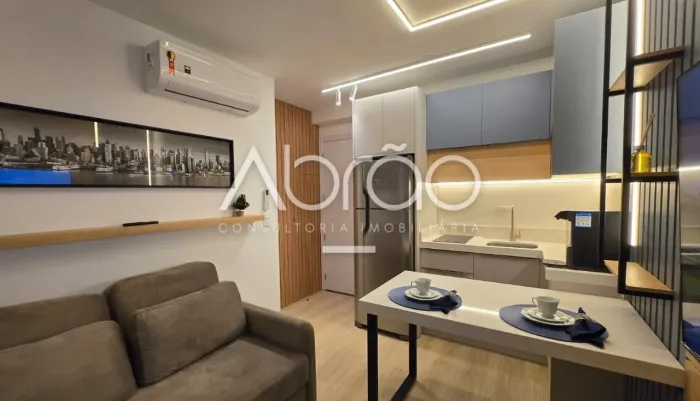 Apartamento mobiliado para alugar com 1 quarto no Batel - 24m² - Edifício Lins | Ref. 1797