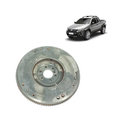 Volante do Motor Fiat Palio Strada Idea 1.4 8V 2014 a 2020 Mobi 1.0 2016 a 2020 55191801
