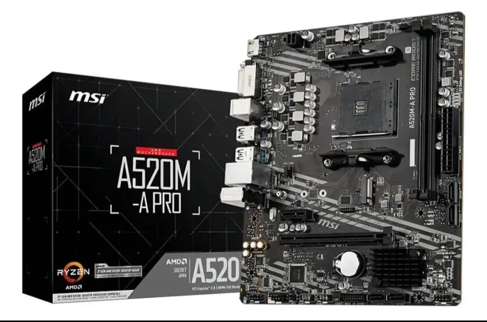 PLACA MÃE A520M - Ryzen