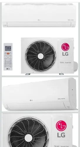 Ar condicionado LG dual inverter 12btu com tubulação de cobre 