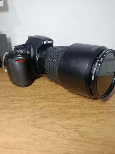 Nikon D 3100 + lente 70/300mm- apenas 60 mil clicks