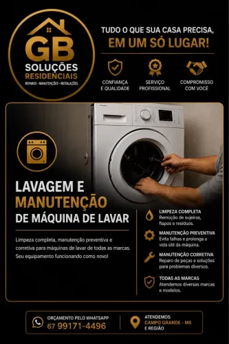 Limpeza de Máquina de Lavar