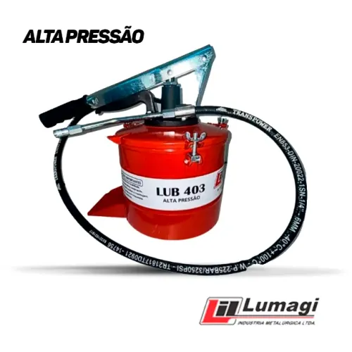 Bomba Manual com Compactador 4kg LUB 403 - LUMAGI