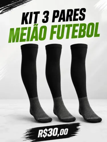 Kit 3 Pares Meiões Futebol