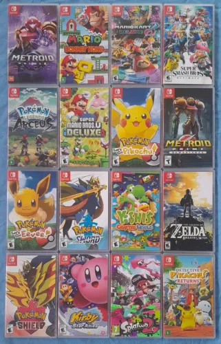 Jogos Nintendo Switch Usados 280 reais unidade