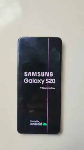 CELULAR SAMSUNG S20 128 GB COM LISTA NA TELA MAS ESTA TUDO FUCIONANDO 