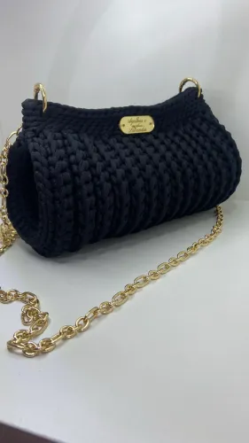 Bolsa de crochê  - modelo Amanda - Agulhas e Lavandas