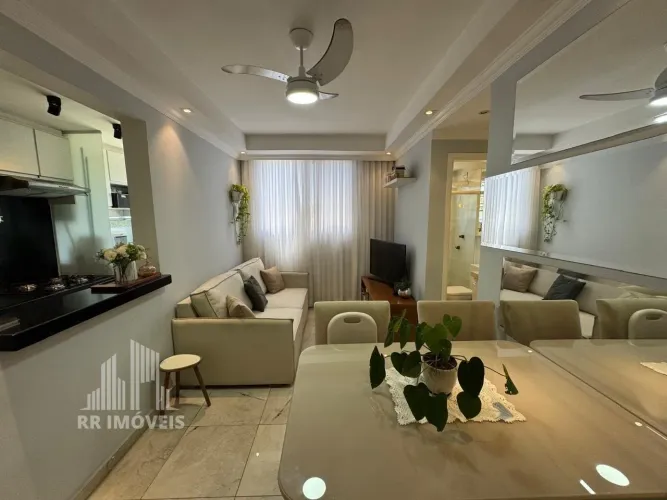 RR0199 Apartamento 56m² CONDOMÍNIO AZZURRO - OPORTUNIDADE - 2 Dorms 1 Vaga - Americana, SP