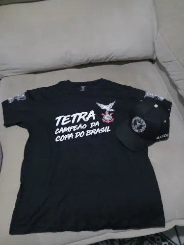 Camisa e bone Corinthians