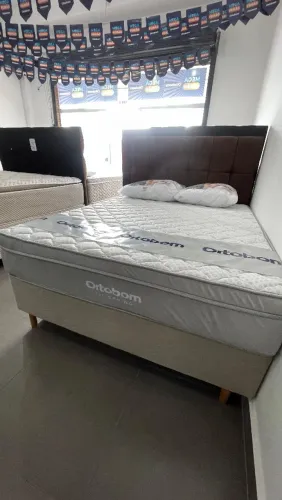 Cama casal Ortobom entrega hoje