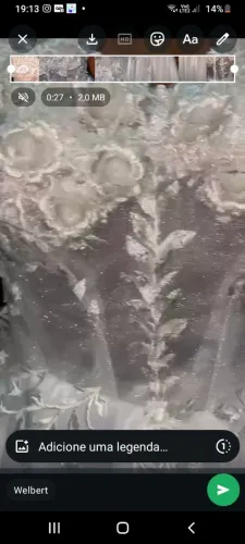 Vestido de noiva novo nunca usado acabou de ser produzido