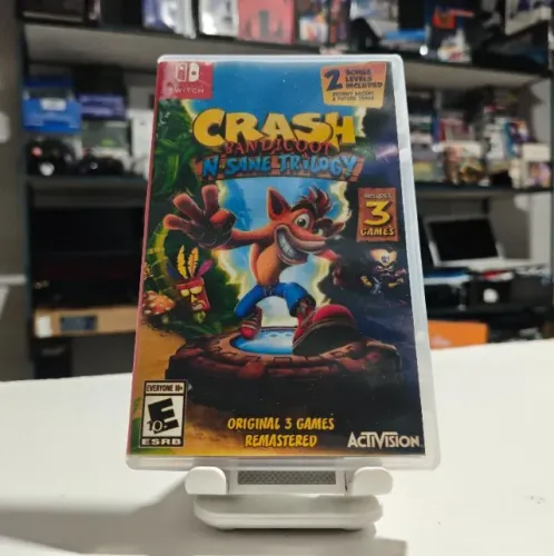 Jogo Nintendo Switch Crash Bandicoot N Sane Trilogy, com 3 jogos, parcelo no cartao!