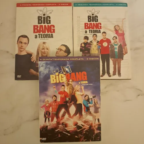 Dvd Big Bang Theory Temporadas 1, 2 e 5 Originais Usados