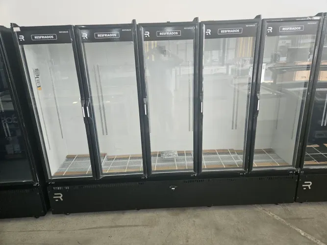 refrigerador expositor 5 portas para frios e bebidas - novo