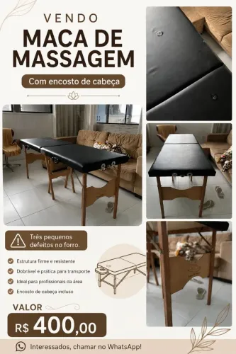 Vendo Maca para massagem