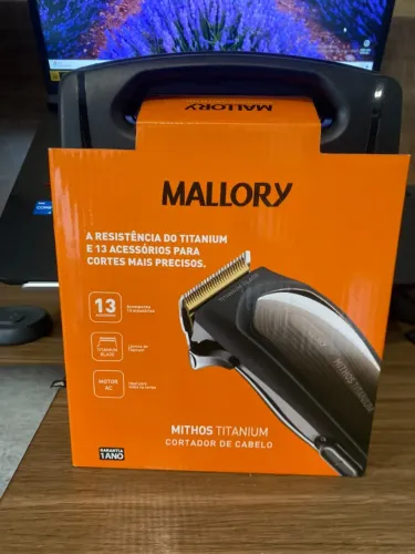 Cortador de Cabelo Mallory Mithos Titanium 127v 