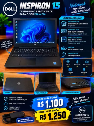 Notebook Dell inspiron 15 p75f