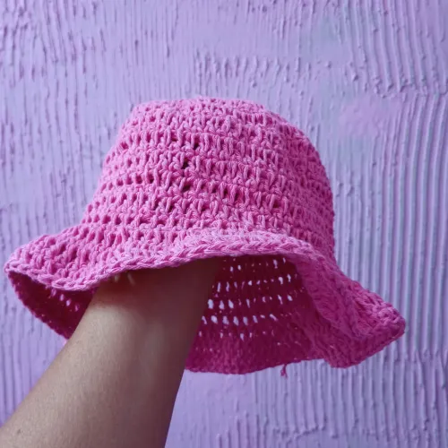Chapéu Bucket Hat croche