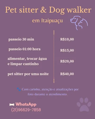 Pet sitter & Dog walker 
