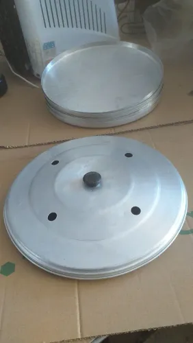 Conjunto de forma e tampa em alumínio