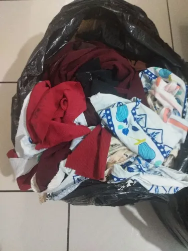 Retalhos de tecido  planos e malhas para artesanato 