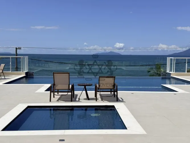 Apartamento 3 dorms frente mar à venda, Massaguacu, Caraguatatuba, SP