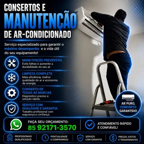 Conserto e instalação de ar condicionado 