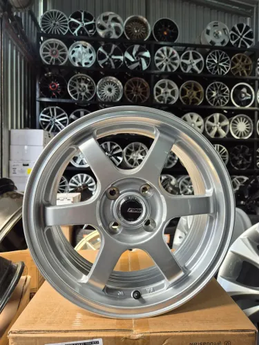 Jogo de rodas raw te37 aro 15 4x100 novas