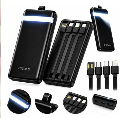 ? Power Bank A'Gold BTE-05 20.000mAh | Carregador Portátil Carga Rápida