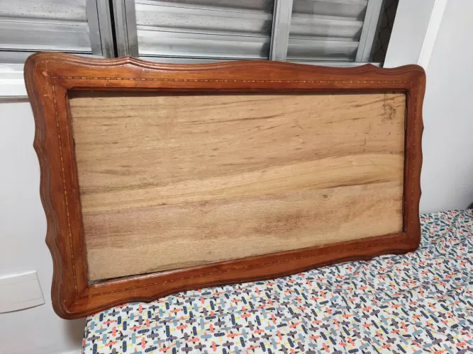 Moldura de madeira para espelho