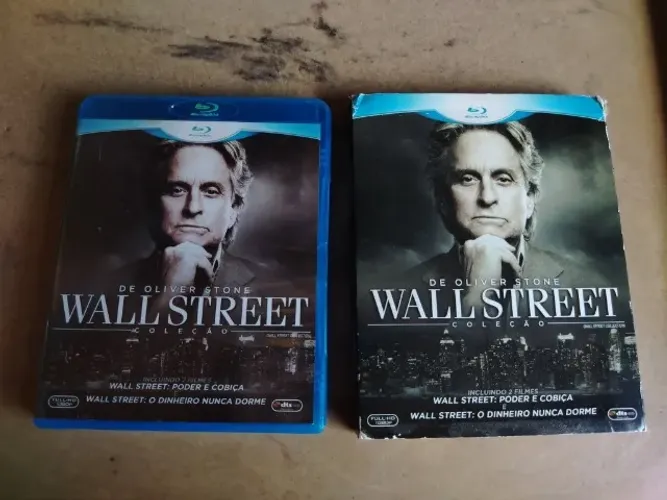 Coleção Wall Street de Oliver Stone - Bluray Duplo 2 Filmes Dublados