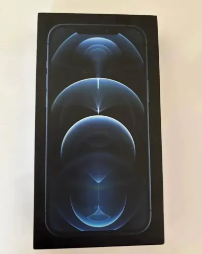 Caixa Original IPhone 12 Pro Max Azul